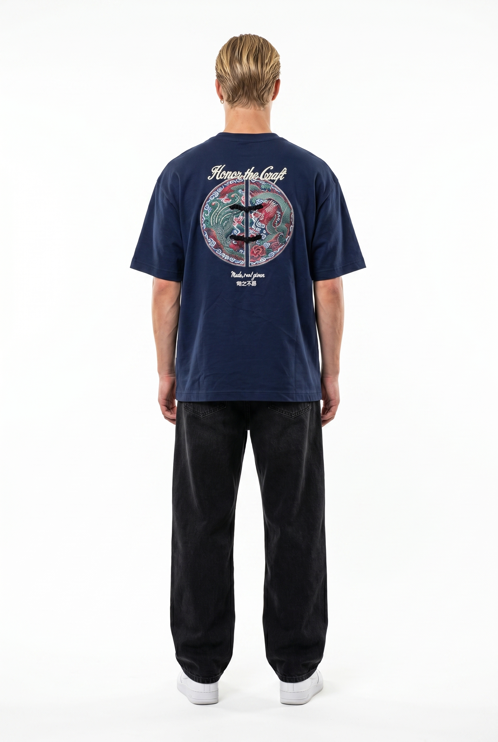 F.C.R.B x READY MADE トレーニングシャツ　XL NAVY Craft Oversized T-Shirt Navy – Respire