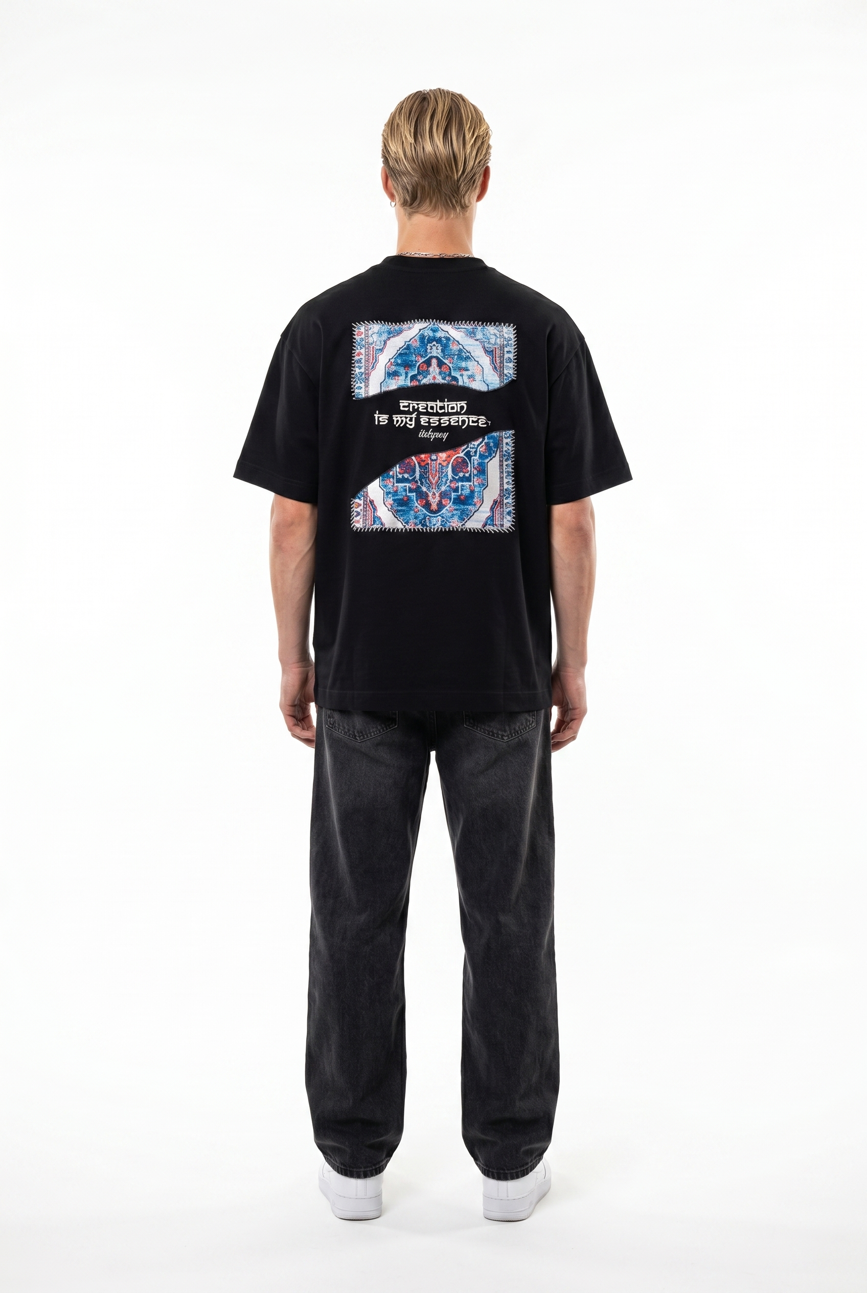 Itsbyzey Oversized T-Shirt Black – Respire