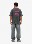 Potential Washed Oversized T-Shirt Black