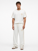 R Embroidered Regular Fit Tracksuit Ecru