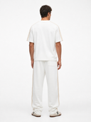 R Embroidered Regular Fit Tracksuit Ecru