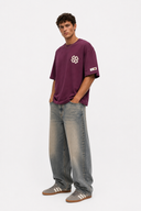 Fleur Oversized T-Shirt Cherry