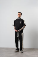 07 Striped Regular Fit Tracksuit Black