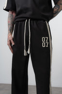 07 Striped Regular Fit Tracksuit Black