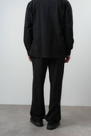 R Embroidered Baggy Sweatpant Black