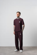 Not Today Club Regular Fit Tracksuit Burgundy