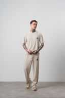 Not Today Club Regular Fit Tracksuit Beige