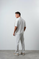 R Striped Regular Fit Tracksuit Ecru
