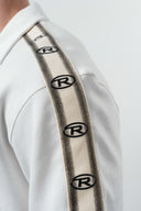 R Striped Regular Fit Tracksuit Ecru