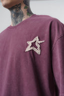 Saint Oversized T-Shirt Cherry