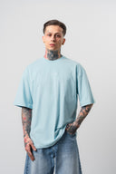 Refined Oversized T-Shirt Baby Blue