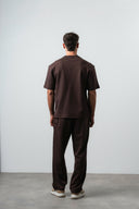 FFB Ethnic Striped Regular Fit Tracksuit Brown