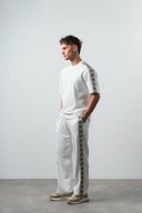 FFB Ethnic Striped Regular Fit Tracksuit Ecru