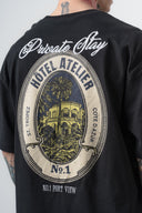 Private Oversized T-Shirt Black