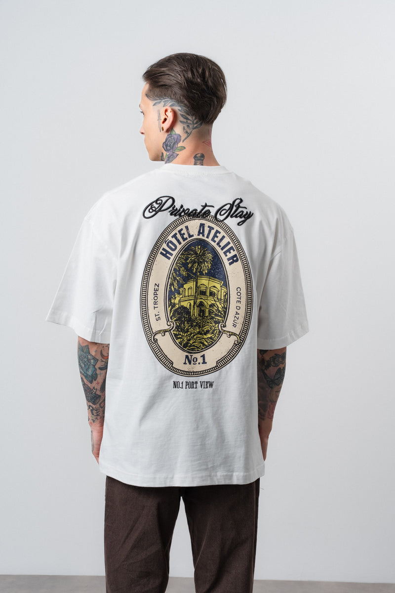 Private Oversized T-Shirt Ecru