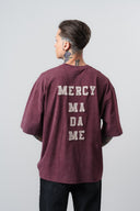 Mercy Oversized T-Shirt Burgundy