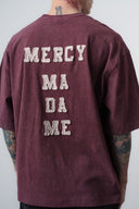 Mercy Oversized T-Shirt Burgundy