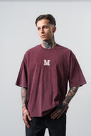 Mercy Oversized T-Shirt Burgundy