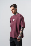 Mercy Oversized T-Shirt Burgundy