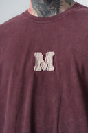 Mercy Oversized T-Shirt Burgundy
