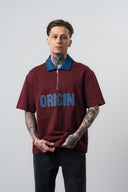 Origin Regular Fit Polo T-Shirt Burgundy