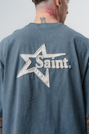 Saint Oversized T-Shirt Petrol Blue