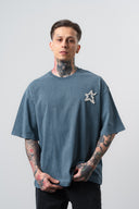 Saint Oversized T-Shirt Petrol Blue