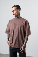 Route Oversized T-Shirt Brown