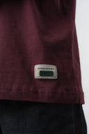 No Port Oversized T-Shirt Burgundy