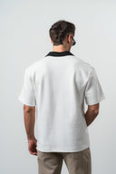 Respire Regular Fit Retro T-Shirt Ecru