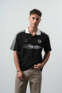 Respire Regular Fit Retro T-Shirt Black