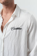 Cadillac Oversized Shirt Ecru