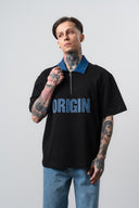 Origin Regular Fit Polo T-Shirt Black