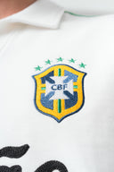 Brazil Regular Fit Retro T-Shirt Ecru