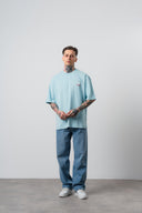 Cadillac Oversized T-Shirt Baby Blue