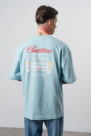 Cadillac Oversized T-Shirt Baby Blue