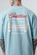 Cadillac Oversized T-Shirt Baby Blue