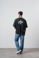 Saint Oversized T-Shirt Black