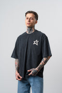 Saint Oversized T-Shirt Black
