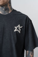 Saint Oversized T-Shirt Black