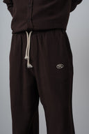 Muslin Baggy Sweatpant Dark Brown
