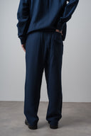 Muslin Baggy Sweatpant Navy