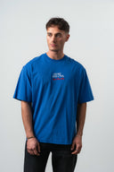 Live Fast Oversized T-Shirt Blue