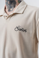 Senor Regular Fit Polo T-Shirt Beige