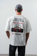 Live Fast Oversized T-Shirt Ecru