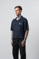 Senor Regular Fit Polo T-Shirt Navy