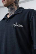 Senor Regular Fit Polo T-Shirt Navy
