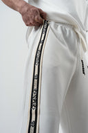 Respire Striped Regular Fit Tracksuit Ecru