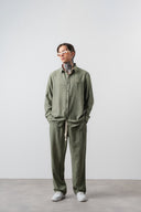 R Embroidered Oversized Tracksuit Pastel Green