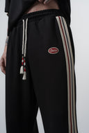 Champ Striped Regular Fit Tracksuit Black